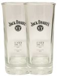 Jack Daniels No. 7 Longdrinkglas mit Eichstrich 2 und 4 cl 2 Stck