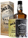 Jack Daniels White Rabbit 0,7 Liter + 300g JD`s HONEY Fudge & 300g JD`s Whisky Malt Fudge + 2 Glencairn Glser und Einwegpipette
