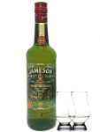 Jameson Irish Whiskey Künstler Label Limited Edition 0,7 Liter + 2 Glencairn Gläser