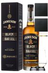 Jameson Select Reserve Black Barrel Small Batch 0,7 Liter + 2 Glencairn Gläser und 2 Schiefer Glasuntersetzer 9,5 cm