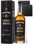 Jameson Select Reserve Black Barrel Small Batch 0,7 Liter + 2 Schieferuntersetzer 9,5 cm + Einwegpipette 1 Stück