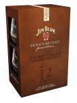 Jim Beam Signature Craft 12 in Gp mit 2 Gläsern Whisky 0,7 Liter