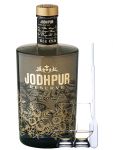 Jodhpur Reserve London Dry Gin England 0,5 Liter + 2 Glencairn Glser und Einwegpipette