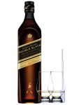 Johnnie Walker Double Black 0,7 Liter + 2 Glencairn Gläser + Einwegpipette 1 Stück