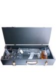 Kalashnikov Wodka Munitionskiste 1,0 Liter Wodka 1 x 0.2 Liter Kräuterlikör und 6 Gläser