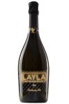LAYLA Puffbrause DELUXE ( schwarze Flasche) Sekt Chardonnay trocken 12 % 0,75 Liter
