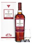 Macallan Ruby 1824 Edition Single Malt Whisky 0,7 Liter + 2 Glencairn Glser