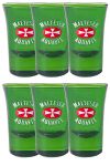 Malteserkreuz SHOT Gläser 6er Pack (Grüne Farbe)
