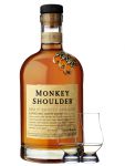 Monkey Shoulder Blended Malt Whisky 0,7 Liter + 2 Glencairn Gläser