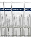 Ramazzotti 6 Gläser mit Eichstrich 2cl und 4cl