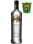 Smirnoff Vodka Black Label 0,50 Liter + Jello Shot Waldmeister Wackelpudding mit Wodka 42 Gramm Becher