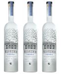 Belvedere Vodka aus Polen 3 x 0,70 Liter