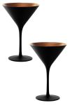 Stlzle Cocktail-und Martiniglas Elements Serie 2 Stck schwarz - bronze1400025EL098