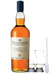 Talisker 10 Jahre Isle of Skye Single Malt Whisky 0,7 Liter + 2 Glencairn Glser und Einwegpipette