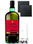 The Singleton of Dufftown Tailfire Single Malt Whisky 0,7 Liter + 2 Glencairn Gläser + 2 Schieferuntersetzer 9,5 cm + Einwegpipette