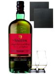 The Singleton of Dufftown Tailfire Single Malt Whisky 0,7 Liter + 2 Glencairn Gläser + 2 Schieferuntersetzer 9,5 cm