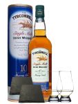 The Tyrconnell 10 Jahre Sherry Finish 0,7 Liter + 2 Glencairn Glser + 2 Schiefer Glasuntersetzer ca. 9,5 cm