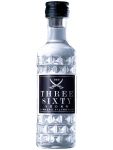 Three Sixty Vodka 0,04 Liter Miniatur